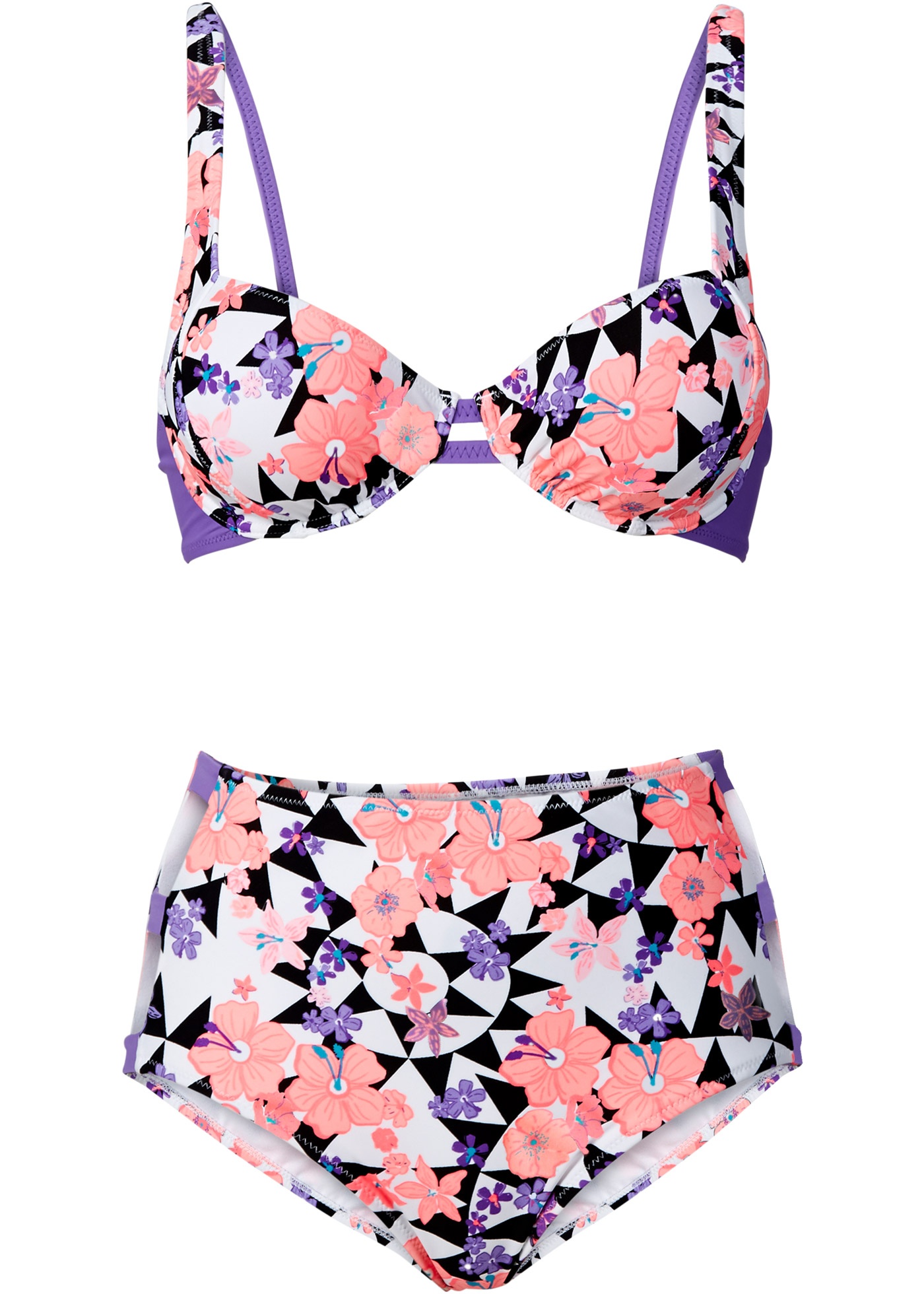 Schalen Bikini Top Gestreift Beautynella 2018