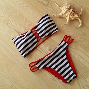 OVERDOSE Frauen Bikini Sets Bademode Push-Up Gepolsterter Fester BH Damen Badeanzug Beachwear