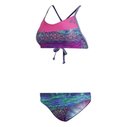 adidas Damen Beach Colorblock II Bikini, Shock Pink/Raw Indigo, 40 - 1