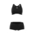adidas Damen Essence Stripes Bikini, Black/White, 38 - 8