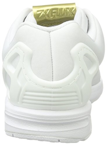 adidas Damen ZX Flux Sneaker, Weiß (Footwear White/Footwear White/Gold Metallic), 39 1/3 EU - 2