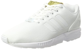 adidas Damen ZX Flux Sneaker, Weiß (Footwear White/Footwear White/Gold Metallic), 39 1/3 EU - 1
