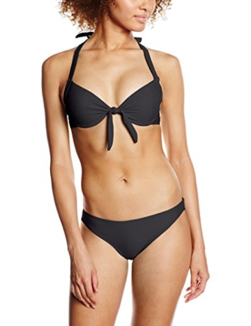 Miami Beach Swimwear Damen Push-up Bikini-Set, Schwarz (Black 999), 40 - 1