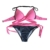 OverDose Damen Push-up gepolsterter BH Badeanzug Bade Frauen Bikini Sets Bademode（Pink,M) - 4