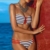 OverDose Frauen Streifen Bikini Sets Damen Bademode Push-Up Gepolsterter BH Badeanzug Beachwear(A-Multicolor,L) - 2