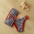 OverDose Frauen Streifen Bikini Sets Damen Bademode Push-Up Gepolsterter BH Badeanzug Beachwear(A-Multicolor,L) - 3