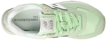 New Balance Damen Wl574EB Sneaker, Mehrfarbig (Lime), 37.5 EU - 7