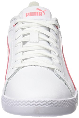 Puma Damen Smash WNS v2 L Sneaker, Weiß White-Shell Pink 05, 42.5 EU (8.5 UK) - 4