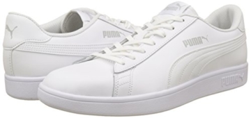 Puma Unisex-Erwachsene Smash V2 L Sneaker, Weiß White White 7, 37 EU - 5