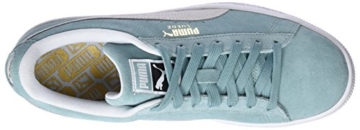 Puma Unisex-Erwachsene Suede Classic Sneaker, Grün (Aquifer White), 38.5 EU - 7