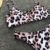 JewelryWe Damen Bikini-Sets Leopardenprint Leopard Push Up Gepolstert Bustier Hohe Taille Bikinislip Badeanzug Bademode, S - 5
