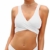 SHEKINI Damen Einzigartig Bikini Set Monochrom Geteilter Badeanzug Mit Quer Brustgurt Weste Bikini Oberteil Und Elastische Triangel-Badehose Solarium Anzug (M, Weiß) - 1