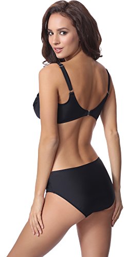 Merry Style Damen Bikini Set P61472W (Schwarz, Cup 85 D/Unterteil 42) - 2