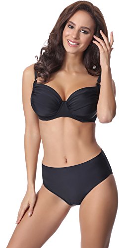 Merry Style Damen Bikini Set P61472W (Schwarz, Cup 85 D/Unterteil 42) - 4