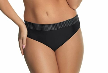 Selente My Secret 1875 attraktiver Bikini in großen Größen mit vorteilhaftem Schnitt, Bikini Schwarz/Weiß gepunktet, BH 80F / Slip L - 3