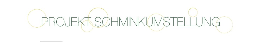 Projekt Schminkumstellung Naturkosmetik Blog